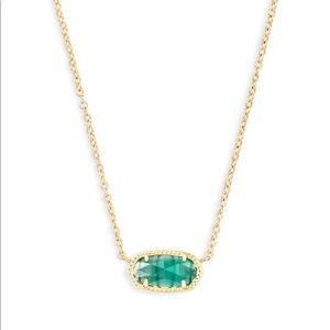 Kendra Scott - Elisa Pendant Necklace - Emerald